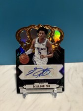 2017 De’Aaron Fox Panini Crown Royale Die Cut Auto 125/199