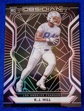 2020 Panini Obsidian K.J. HILL RC Electric Etch Red Rookie 10/10 #185 Rams