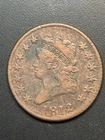 Photo of a 1812-P Large Cent from an eBay listing that sold on Jul 7, 2026