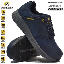 MENS SAFETY STEEL TOE CAP MEMORY FOAM WALKING WORK HIKING BOOTS TRAINERS SHOES