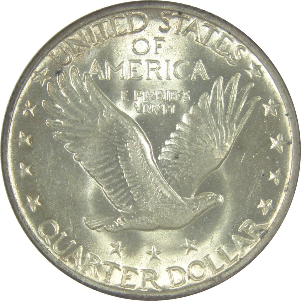 1929 Standing Liberty Quarter MS 64 ANACS Silver 25c Coin SKU:I15276 - Image 4 of 4