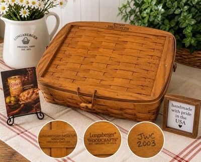 Longaberger Crisco American Pie Celebration Basket Protector Insert Recipe