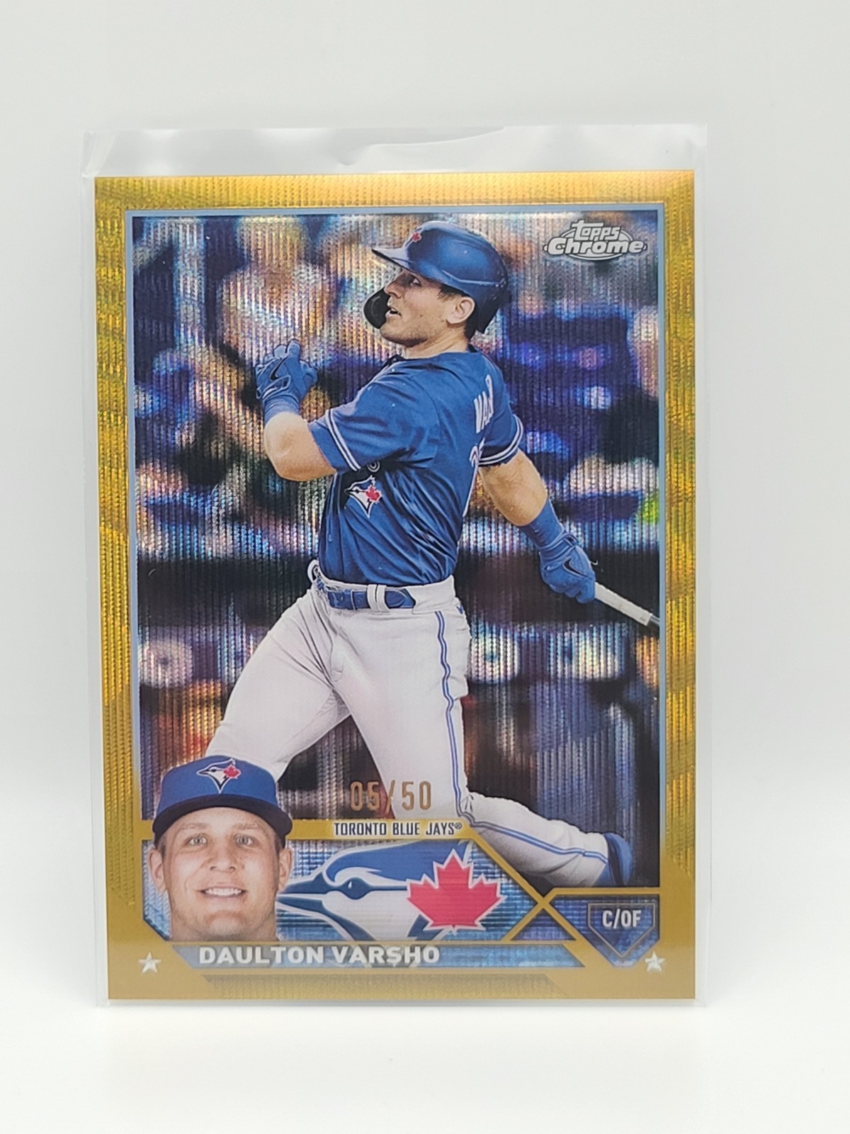 2023 Topps Chrome - Daulton Varsho #33 Gold Refractor /50
