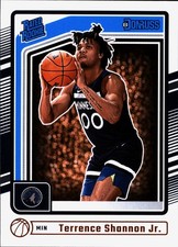 2024-25 Donruss #226 Terrence Shannon Jr. Rookie Minnesota Timberwolves