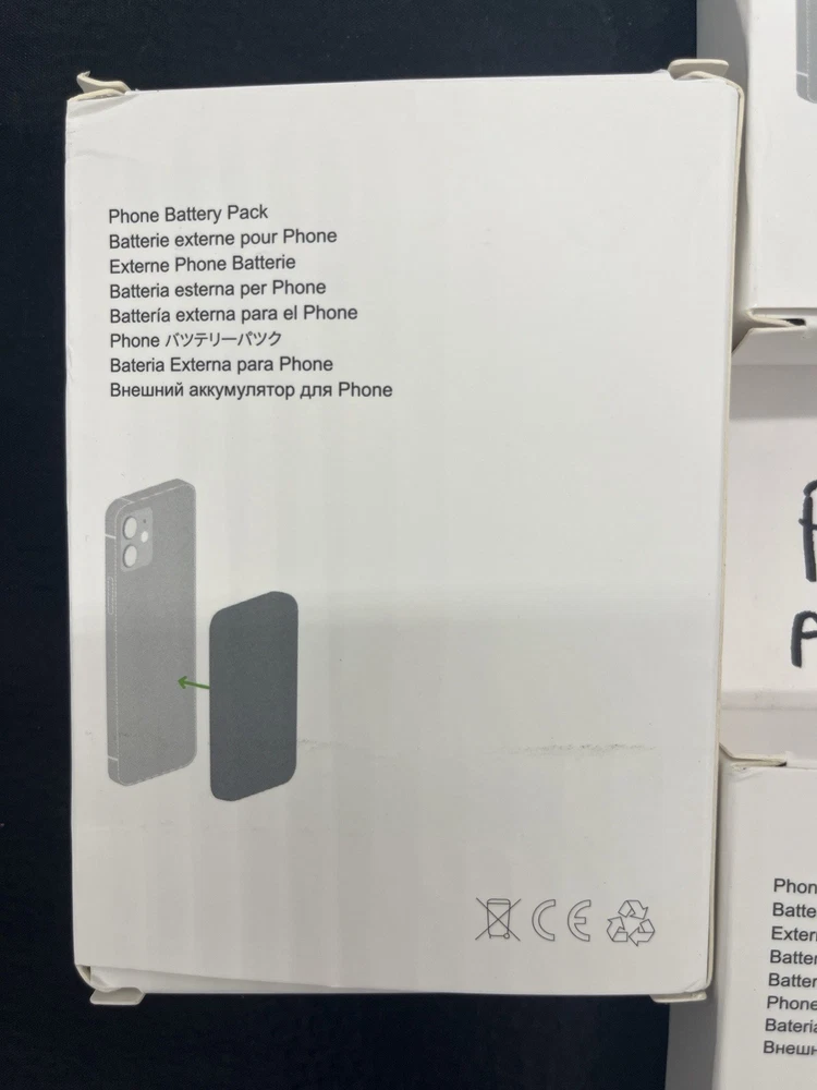 5000mAh Mini Magnetic Wireless Power Bank Portable Charger 4 Pack