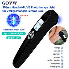 308nm Therapeutic Light Therapy Device for Skin Disorders 65mW/cm  9pcs Diodes