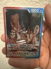 Bandai Portgas D. Ace OP13-002 Leader Alt Art Foil Special Rare JP 6000 Power