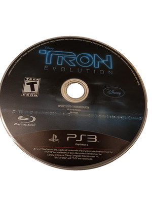 Tron: Evolution (Sony PlayStation 3, 2010) disc only NO TRACKING  Tested 
