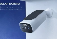 2K Solar Security Camera,Wireless WiFi, AI MotionDetection,Color Night Vision