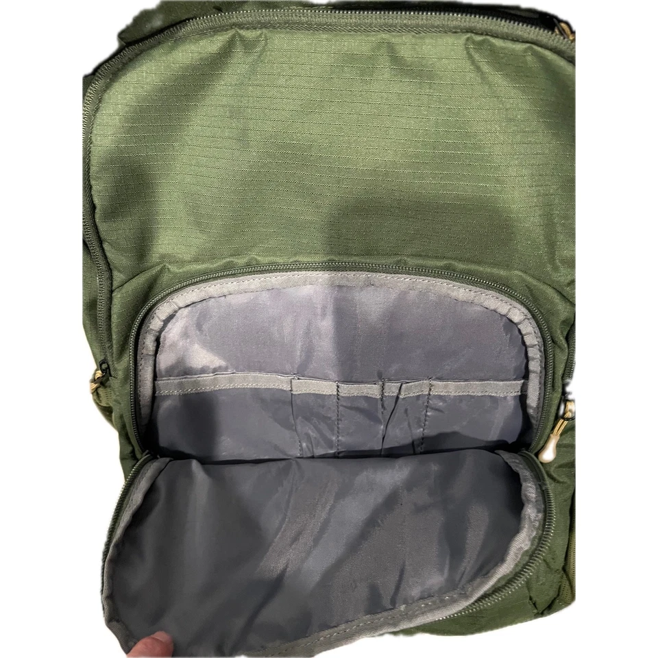 Mochila acolchada verde lima Embark Foto 4 de 4