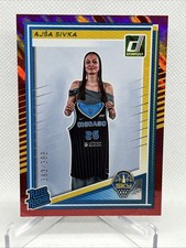 2025 Donruss WNBA Ajsa Sivka Rated Rookie Red Foil #383/399 Sky #93