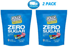 New Jolly Rancher Zero Sugar Assorted Fruit Flavored Hard Candy 6.1 oz Pack of 2