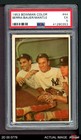 1953 Bowman #44 Mickey Mantle / Yogi Berra / Hank Bauer Yankees HOF PSA 5 - EX