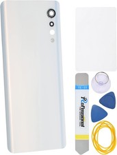 Aurora White Acrylic Glass Cover Housing Door Replacement Backs for LG Velvet