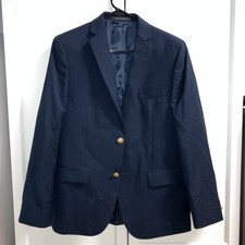 Ralph Lauren Navy Suit Jacket Blazer Boys Size 18R