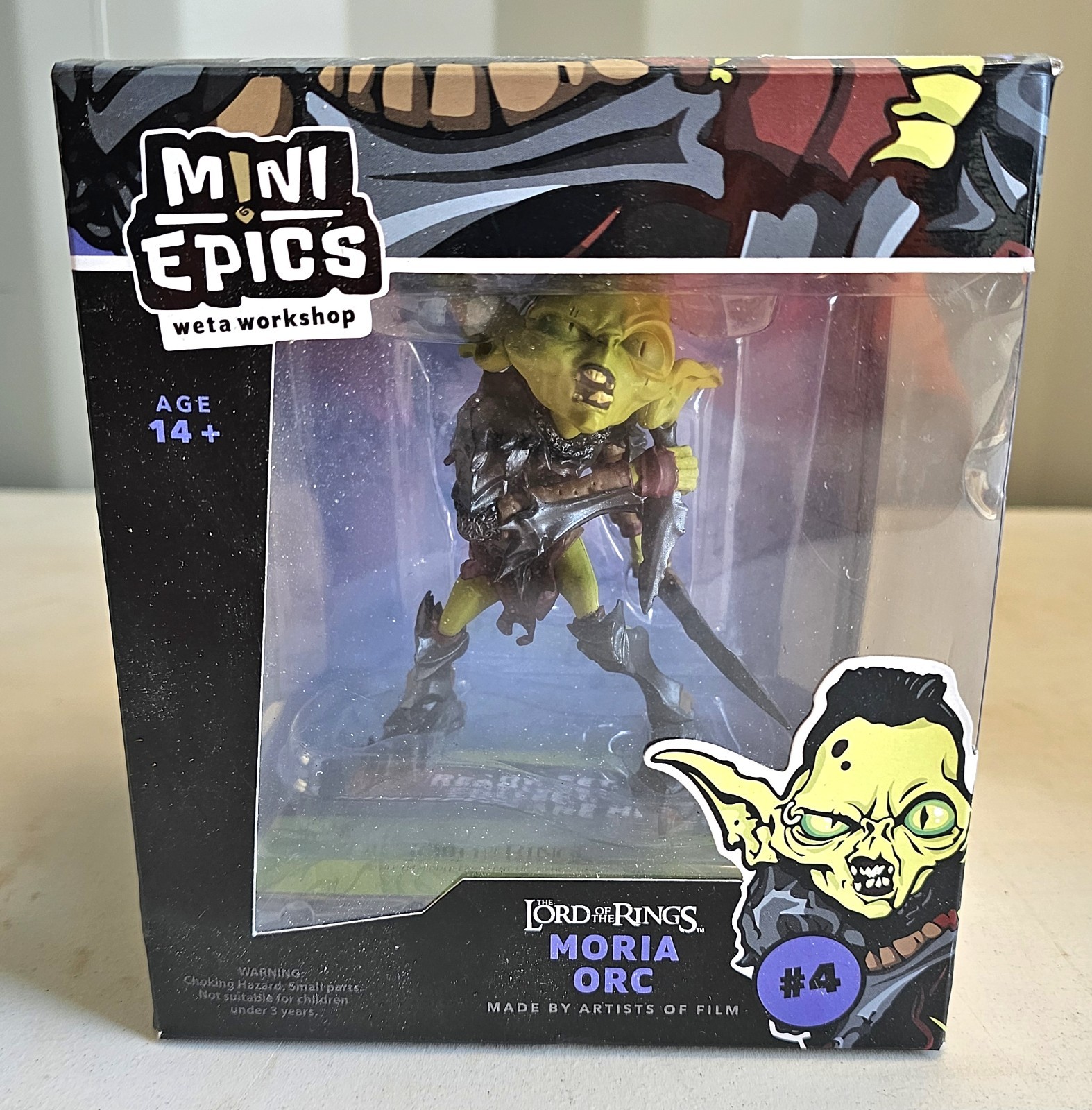 Moira Orc, Lord Of The Rings Mini Epics #4, Weta Workshop, Vinyl Figure