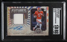 2020 Panini Legacy Futures Silver /149 Tee Higgins #FP-TH SGC 8 Patch Auto 0b3o