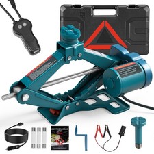 3T 12V Elektrischer Wagenheber Doppelköpfe Rangierwagenheber KFZ Heber Autoheber