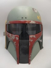 VINTAGE 2009 HASBRO CHINA BOBA FETT STAR WARS HELMET MASK WITH AUDIO