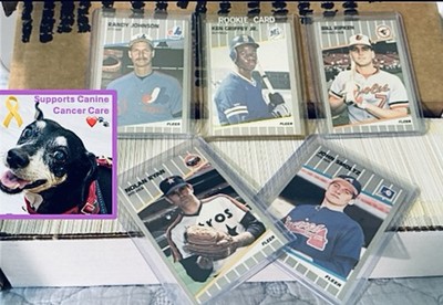  ️1989 Fleer Complete Set Griffey/Johnson RCs 50% to CANINE CANCER CHARITY-2TES