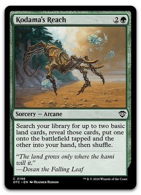 Kodama's Reach #196 (NM) Thunder Junction OTC Magic MTG