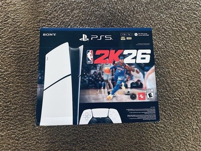 Sony PlayStation 5 Digital Edition 1TB White/Black 4K HDR NBA 2K26 BUNDLE!!  