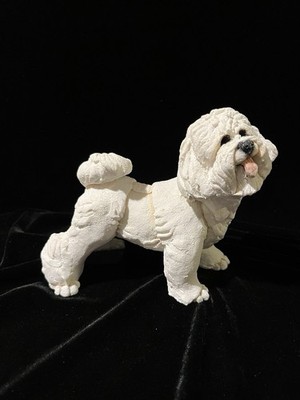 A Breed Apart Bichon Frise White Resin Dog Figurine 2002  #70028