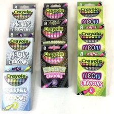Crayola Special Effect Crayons 72 Count Metallic, Neon, Pastel, Bold And Bright