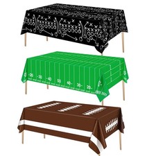 Esjay Football Party Decorations Supplies, Football Tablecloth Table Covers D...
