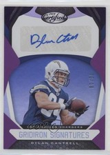 2018 Certified Gridiron Signatures Mirror Purple 2/10 Dylan Cantrell Auto 1u6