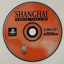 Shanghai True Valor - Sony Playstation 1 PS1 Disc Only *Tested & Working*