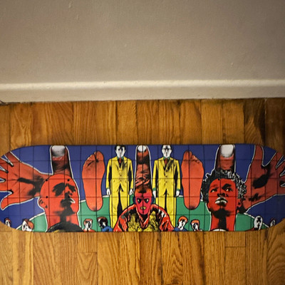 Supreme gilbert and george death after life Skateboard Deck