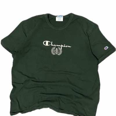 Champion Forest Green Graphic T-Shirt Mens XL Healthy Body Healthy Mind