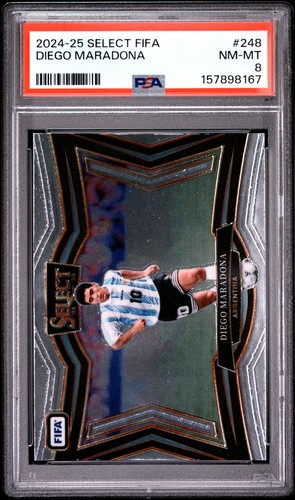 2024-25 PANINI SELECT FIFA #248 DIEGO MARADONA PSA 8