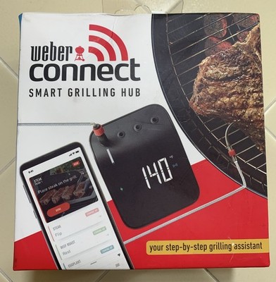Weber 3201 Connect Smart Grilling Hub - Black NIB Wi-Fi Bluetooth iOS Android