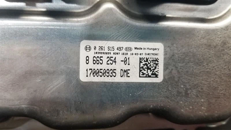 17 BMW 650I F06 4.4L TWIN TURBO TRACCIÓN TRASERA MÓDULO DE CONTROL MOTOR ECM CONJUNTO PAR Foto 3 de 4