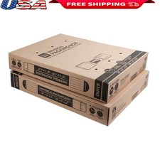 Universal Moving Box Adjustable Cushioning TVs up to 65in Includes Foam Corners