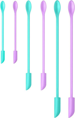 Silicone Spatula Set (6Pcs) - Mini Scraper Tool for Beauty & Food - Reach Every
