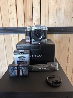 fujifilm x-t50 with lens