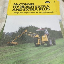 McConnel Hy reach extra & extra plus hedge cutter double sided glossy Brochure 