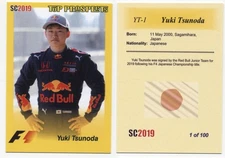 2019 SC2019 Yuki Tsunoda rookie top prospects gold /100