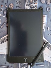 LCD Schreibtafel mit Stift ++ Maltafel ++ PEARL ++ für Kinder ++ monochrom ++