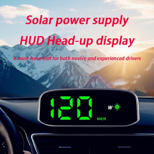 Solar Car HUD GPS Speedometer Digital Display with LED Color Adjustment - Picture 5 of 8