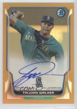 2014 Bowman Rookie Chrome Gold Refractor 24/50 Taijuan Walker #BCAR-TW Auto 1g5