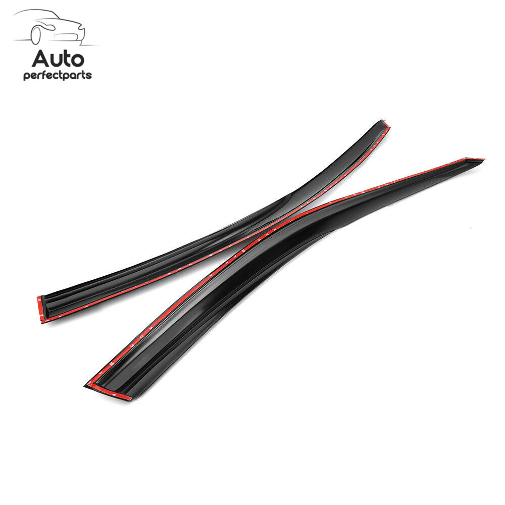 For 2008-2011 2012 Honda Accord 4 × Window Visors Vent Rain Guards Smoked Tinted