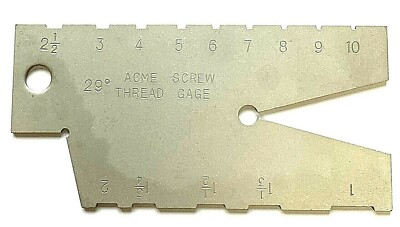 Inspection Gauges - Acme Thread Gauge