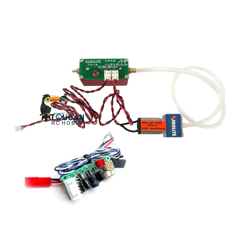 HUINA Metal Smoker Gearbox Unit For 1/14 K970 RC Hydraulic Excavator Digger Part - Image 3 of 4