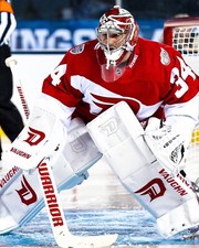 Petr Mrazek 2016 Stadium Series Stance Detroit Red Wings 8x10 NHL Hockey Photo