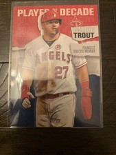 2020 Topps Series 2 Mike Trout Player Of The Decade Angels