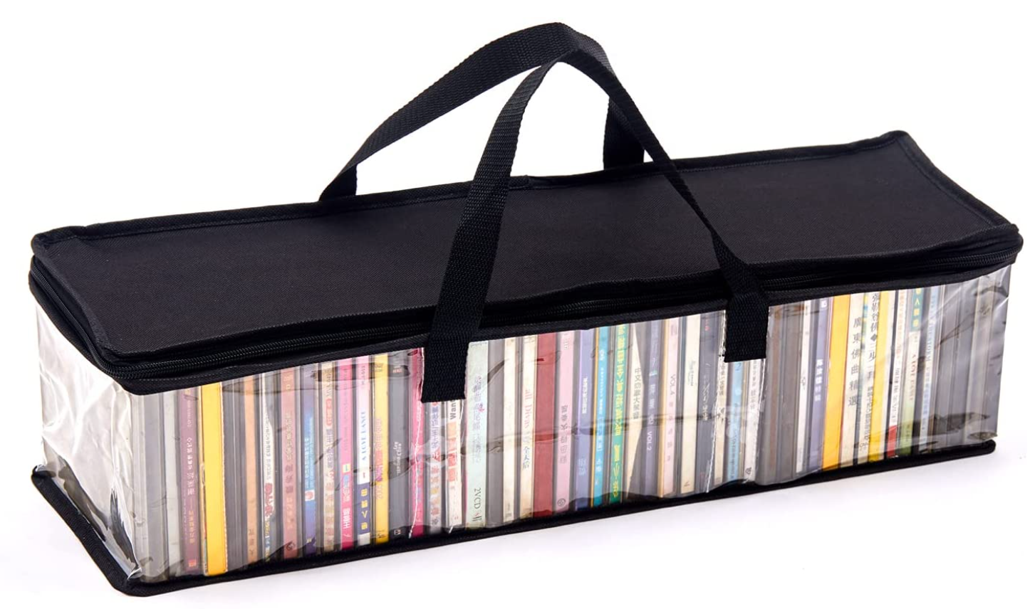 CD Storage Bag Portable Case Max 86% OFF for Selling and selling 48 CDs Zippe 1 Media of Box Set